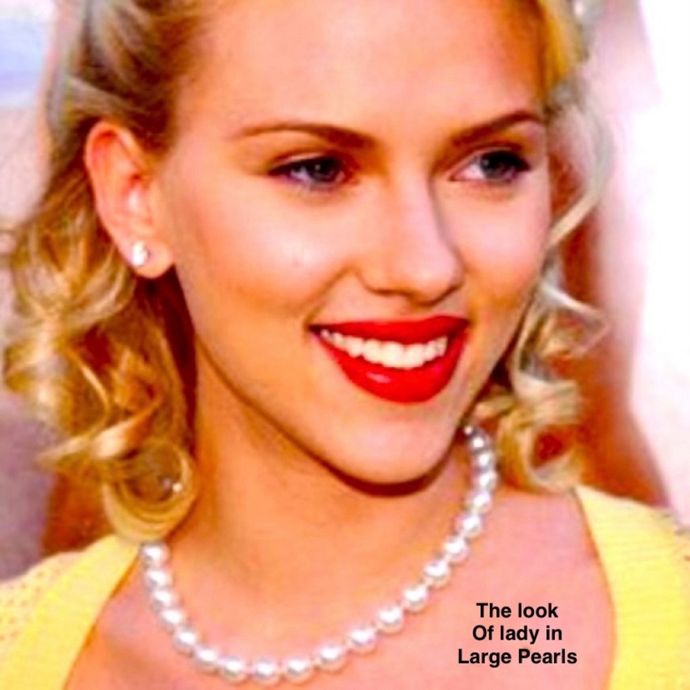 Large Baroque Style Pearls - Pearls are believed to signify innocence and faith.